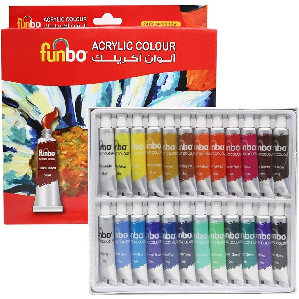 Funbo Acrylic Colors Set Of 24
