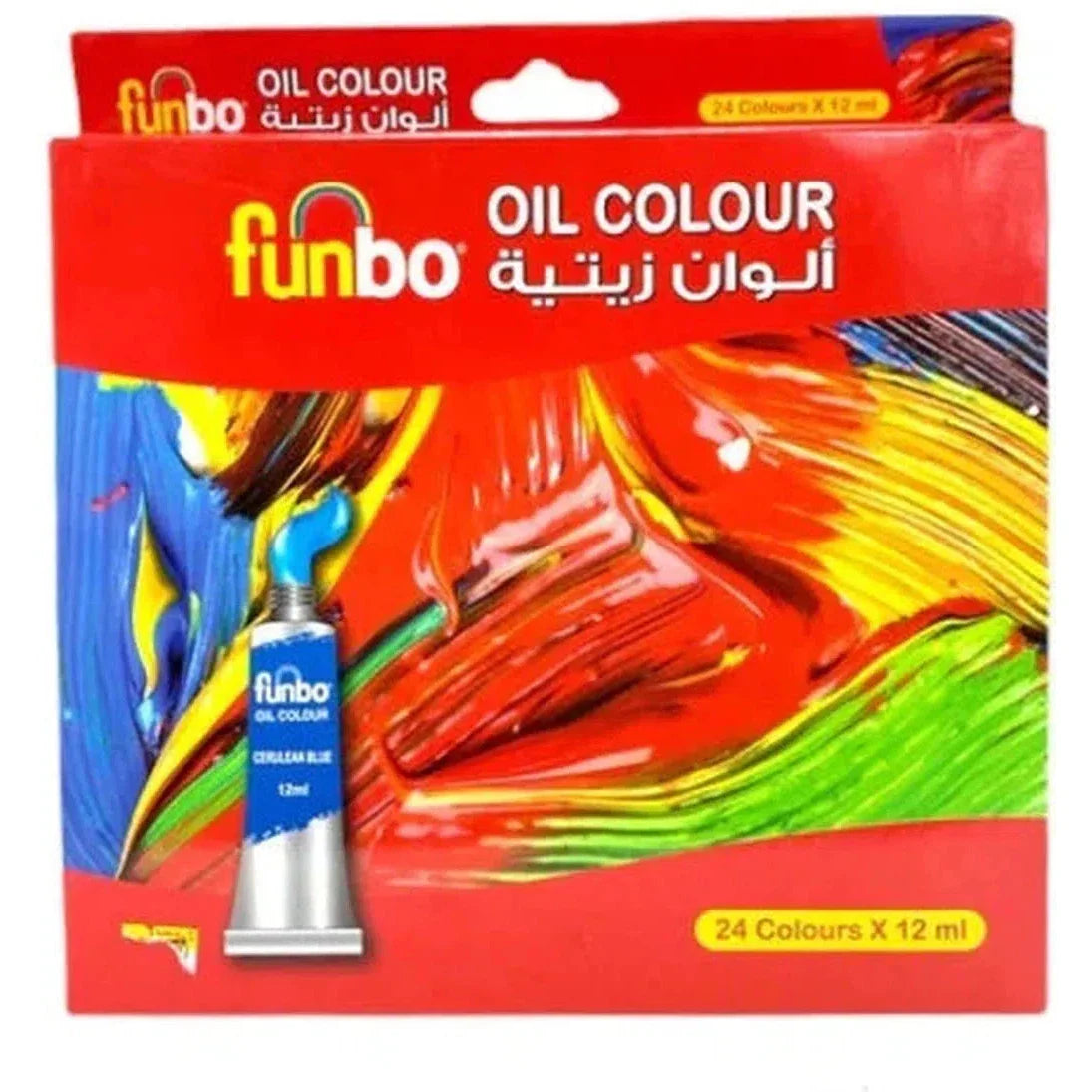 Funbo Oil Color Set 24 × 12 Ml