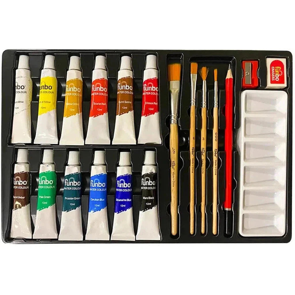 Funbo Watercolor Painting Set - 20Pcs