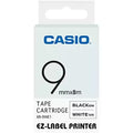Casio 9Mm Black-On-White Standard Label Tape (Xr-9We1)