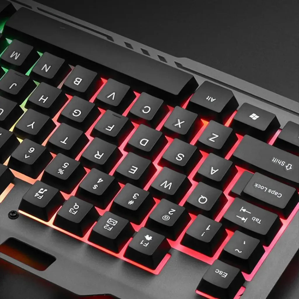 GAME & MX J-8 Wired Arabic Keyboard and Mouse Gaming Combo