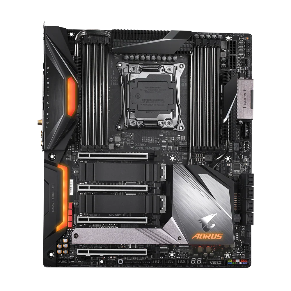 GIGABYTE X299X AORUS MASTER E-ATX Motherboard - Black