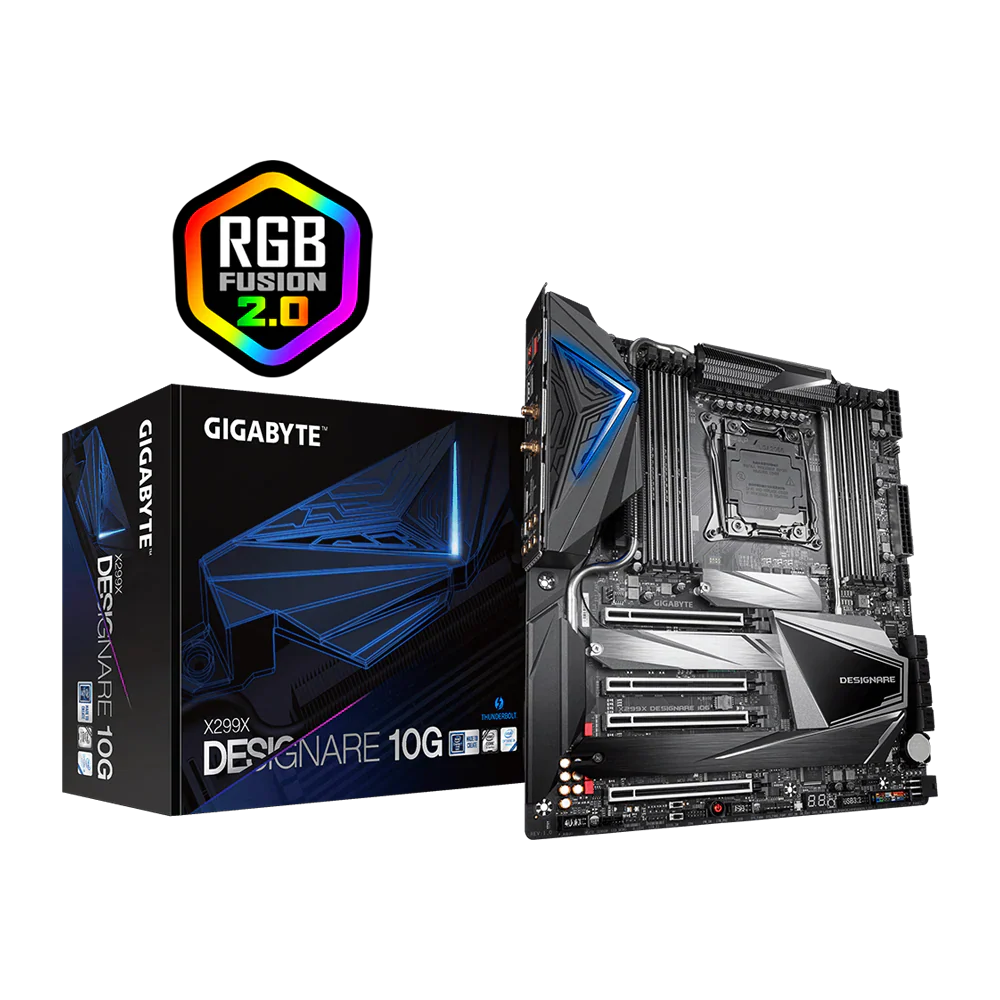 GIGABYTE X299X DESIGNARE 10G E-ATX Motherboard - Black