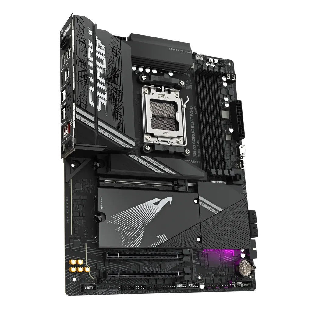 GIGABYTE X870 A ELITE X3D DDR5 Motherboard - Black