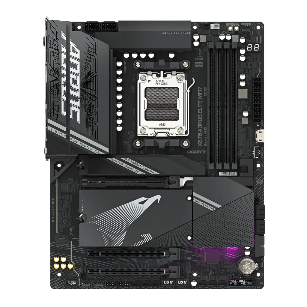 GIGABYTE X870 A ELITE X3D DDR5 Motherboard - Black