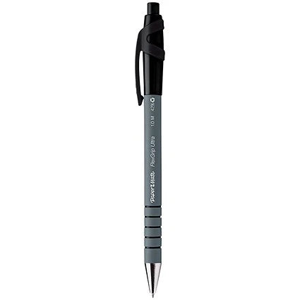 Paper Mate Black Flexgrip Ultra Ballpoint Pens (3Pc)