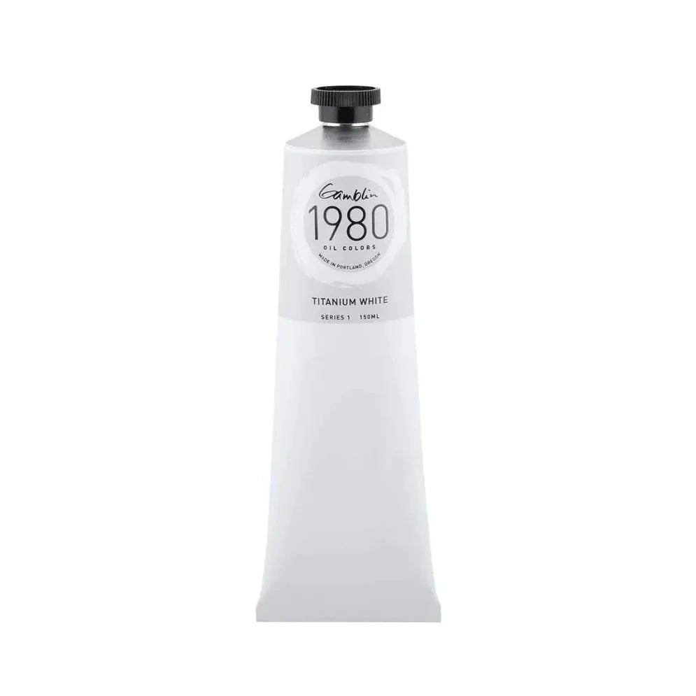 Gamblin 1980 Oil Paint 150ml Titanium white