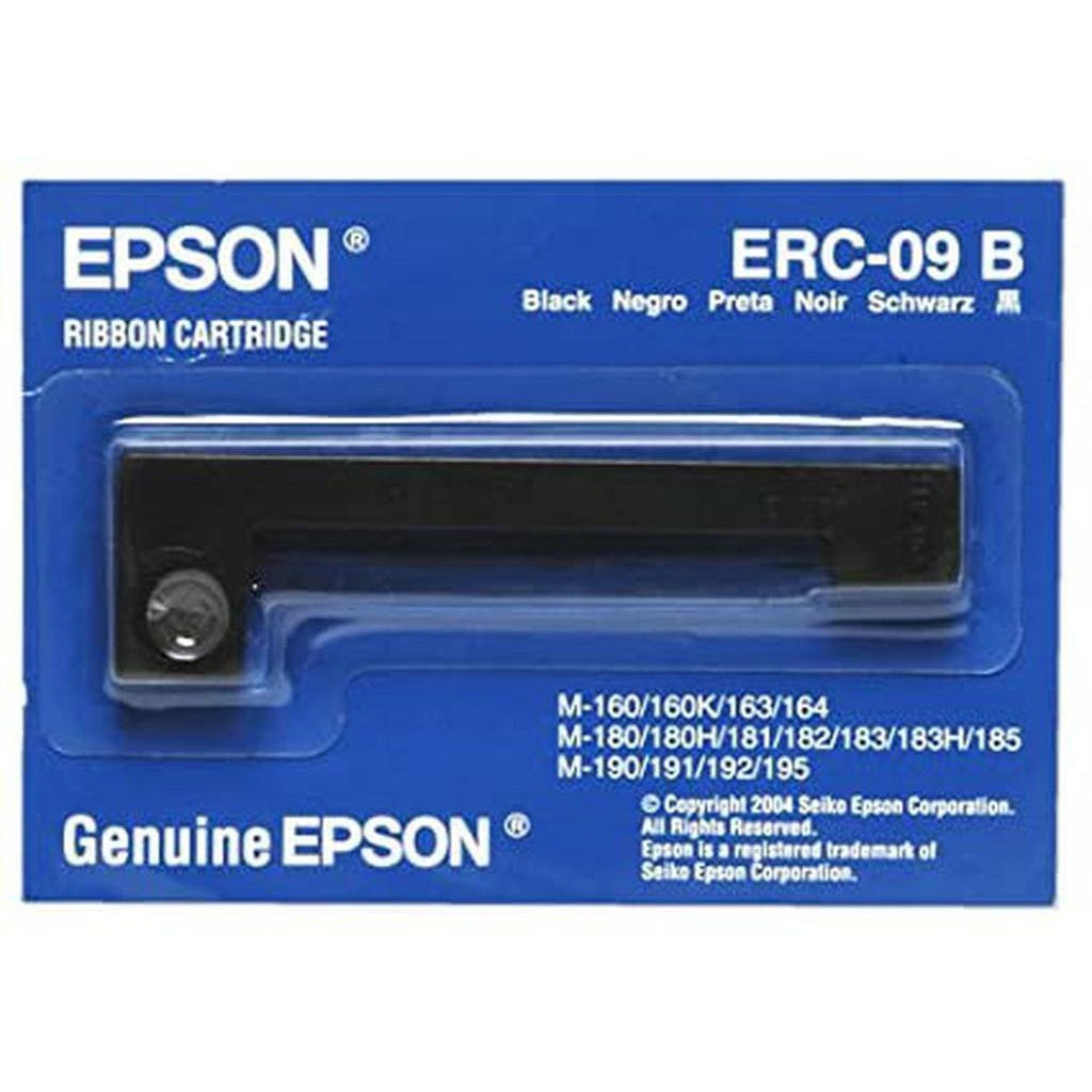 Genuine Epson Erc 09B Black Ribbon Cartridge
