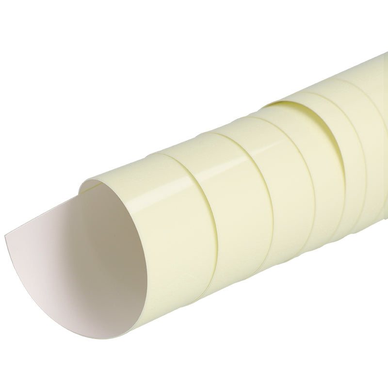 Glow-in-the-Dark White Vinyl Sticker Roll – 50cm x 1m