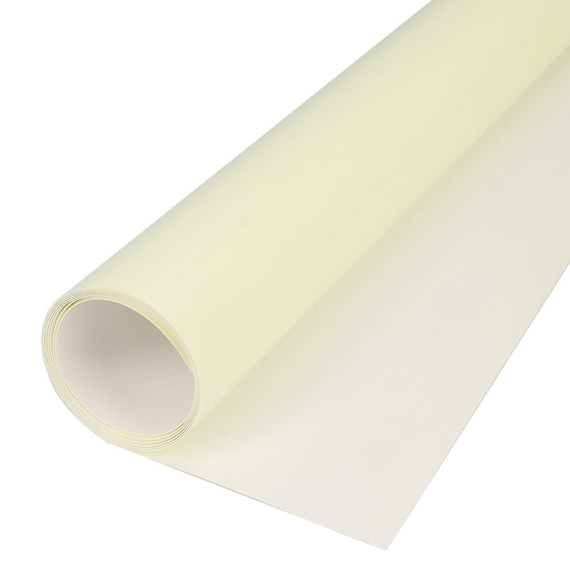Glow-in-the-Dark White Vinyl Sticker Roll – 50cm x 1m