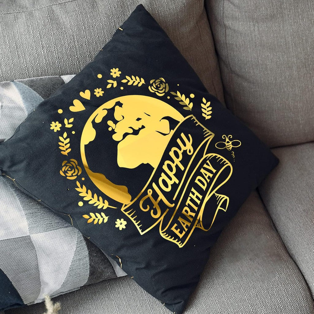 Gold PVC Heat Transfer Vinyl Sticker Roll – 50cm x 1m