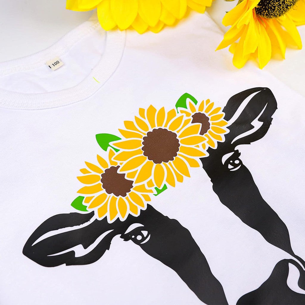 Golden Yellow PU Flex PVC Heat Transfer Vinyl Sticker Roll – 50cm x 1m