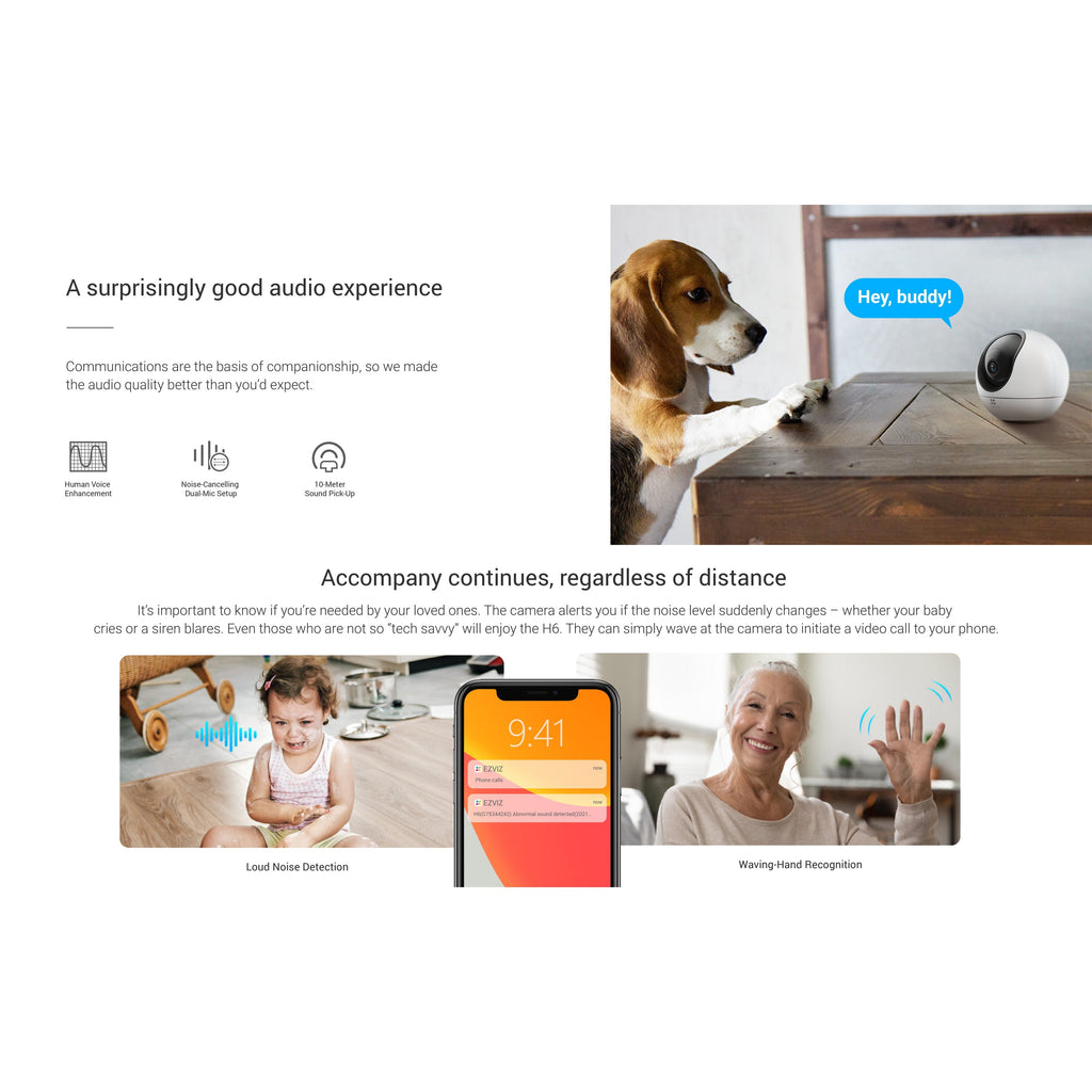 Ezviz H6 3K+ Wifi Camera Indoor