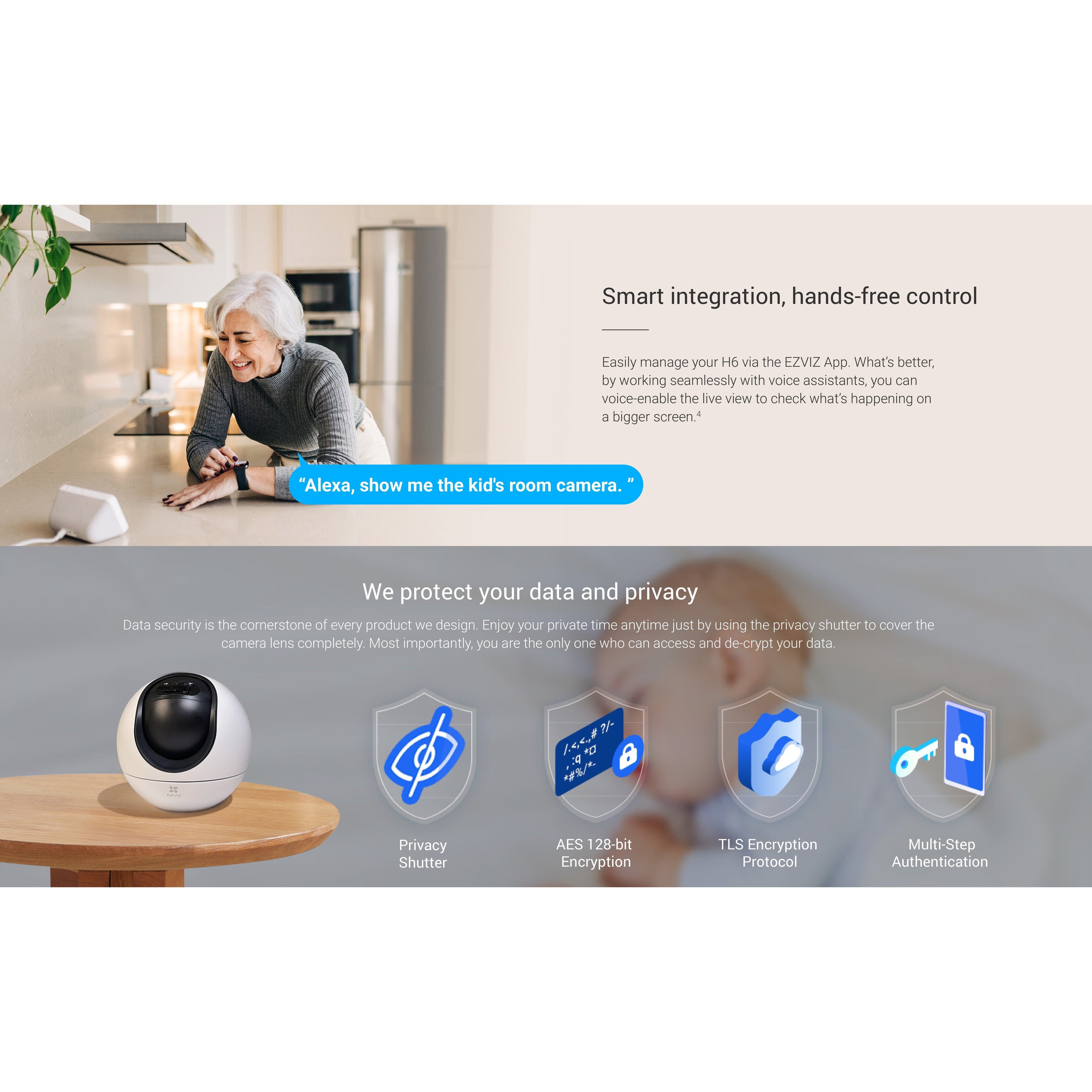 Ezviz H6 3K+ Wifi Camera Indoor