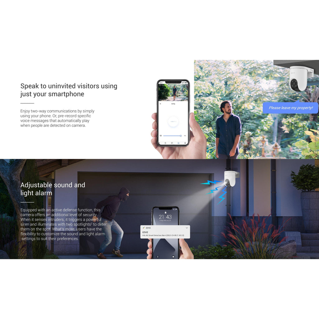 Ezviz H8C 4G 2K Pan & Tilt Wi-Fi Camera