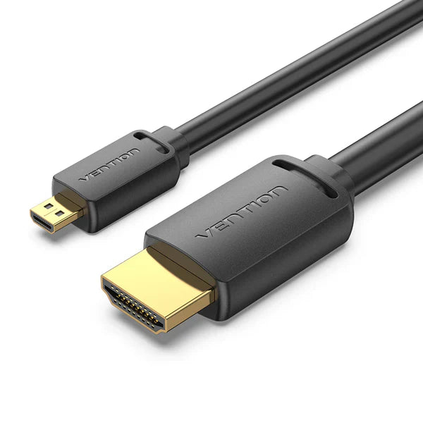 HDMI-D to HDMI-A 4K HD Cable 1.5M Black