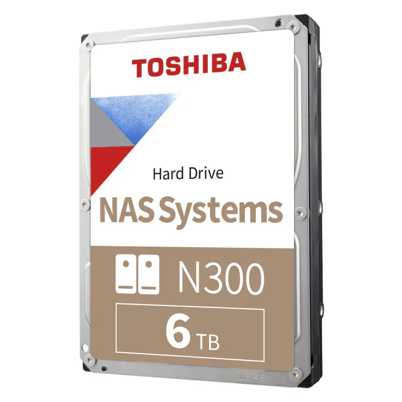 Toshiba N300 6Tb Nas Hard Disk Drive - 7200 Rpm Class Sata 6Gb/S 3.5 Inch - HDWG760EZSTAU