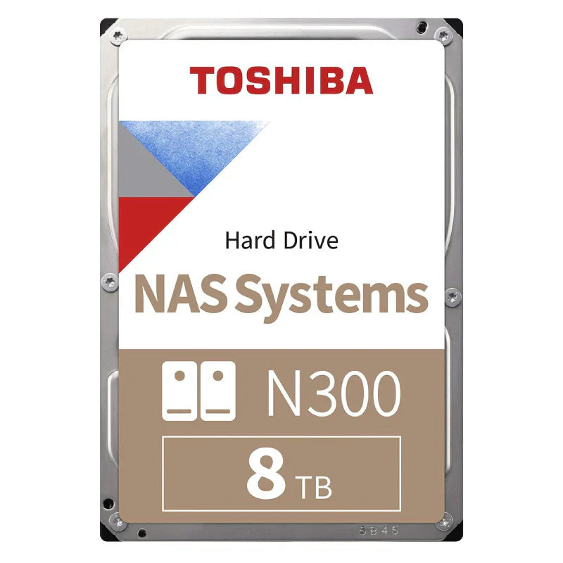 Toshiba 8Tb Nas Hard Disk Drive - 7200 Rpm Class Sata 6Gb/S 3.5 Inch - Hdwg480Ezsta