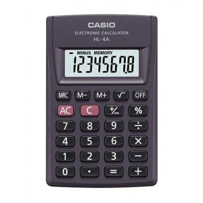 Casio Pocket Calculator Hl-4A