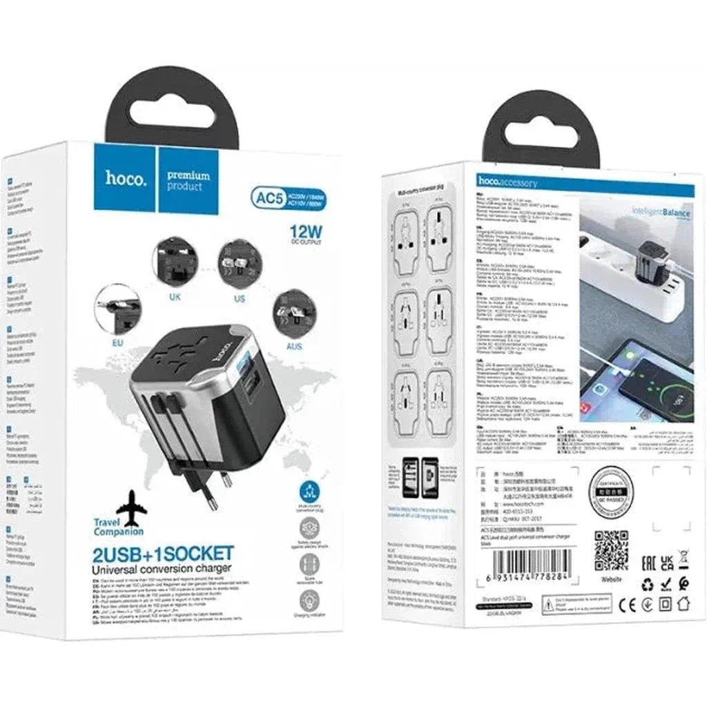 HOCO AC5 Level dual port universal conversion charger