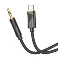 HOCO Audio AUX UPA30 to Type-C Nylon Cable – Black