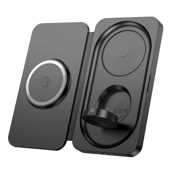 HOCO CQ13 Triumph 3-in-1 travel folding wireless fast charger