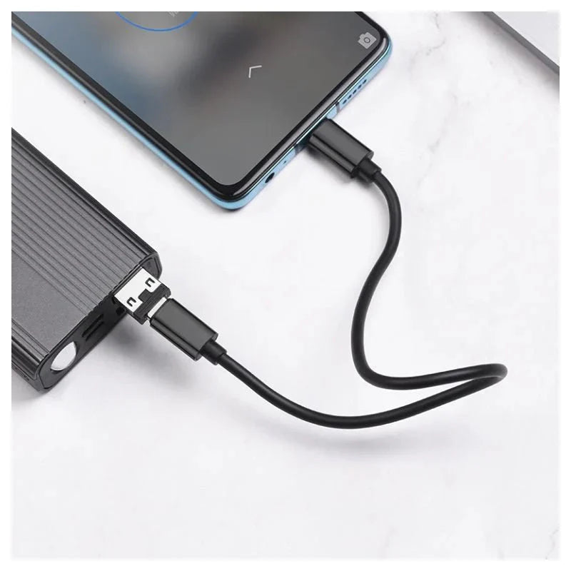 HOCO Cable 6-in-1 “U86 Treasure” charging data sync with storage case - Black
