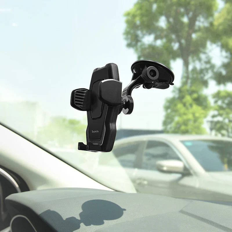 HOCO Cool Run Car Holder – Suction Mount Phone Stand