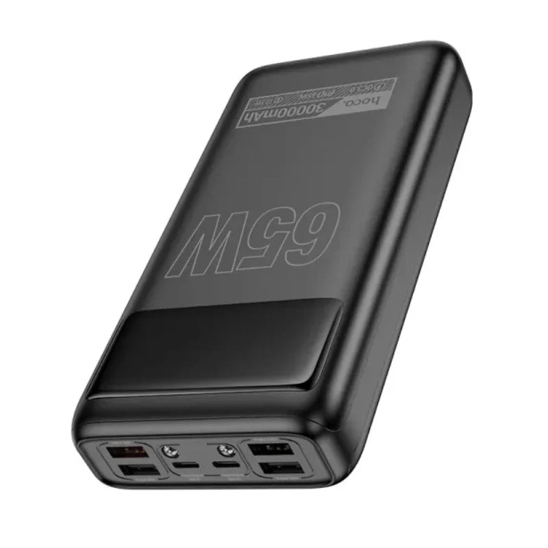 HOCO DB81 Power Bank - 30000mAh / 65W PD / USB-C / USB-A / Black