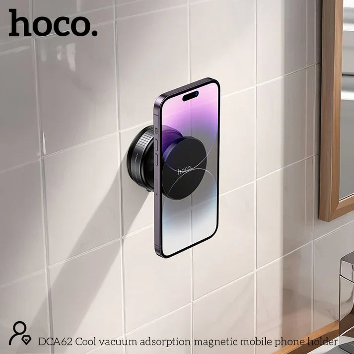 HOCO DCA62 Multipurpose Phone Holder – Suction Mount for Dash & Glass