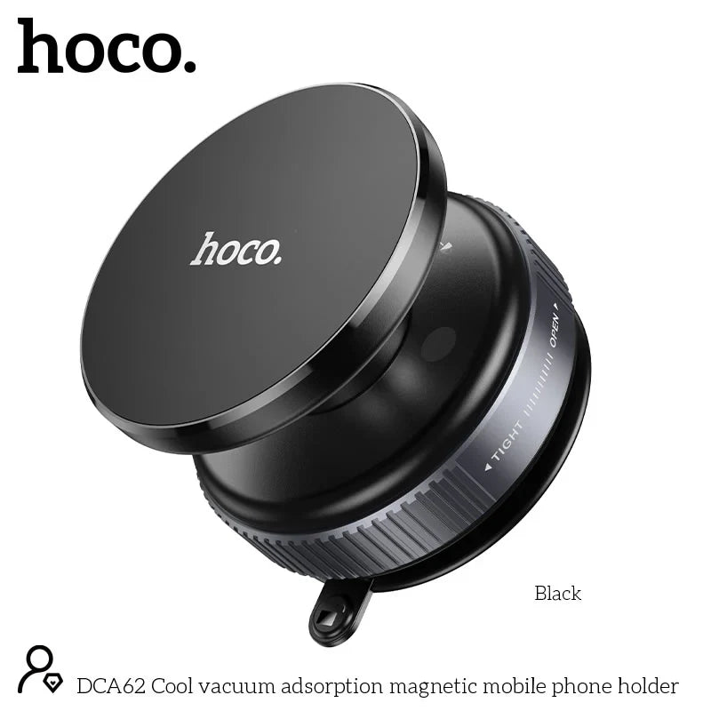 HOCO DCA62 Multipurpose Phone Holder – Suction Mount for Dash & Glass