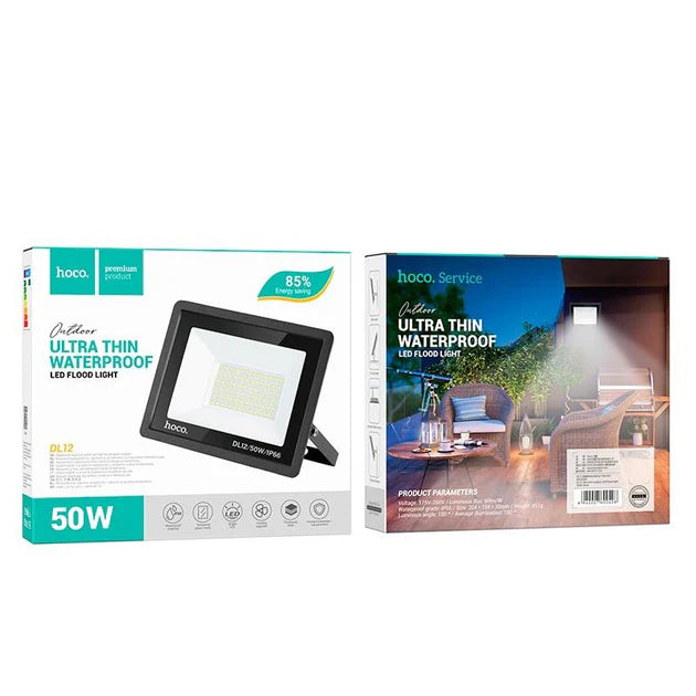 HOCO DL12 Ultra Thin Outdoor LED Flood Light