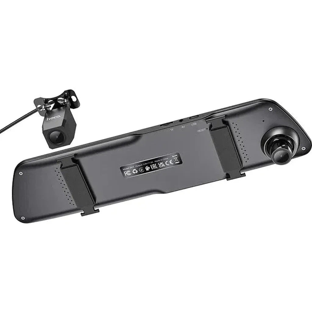 HOCO DV4 4.5-inch rearview mirror driving recorder(dual-channel)
