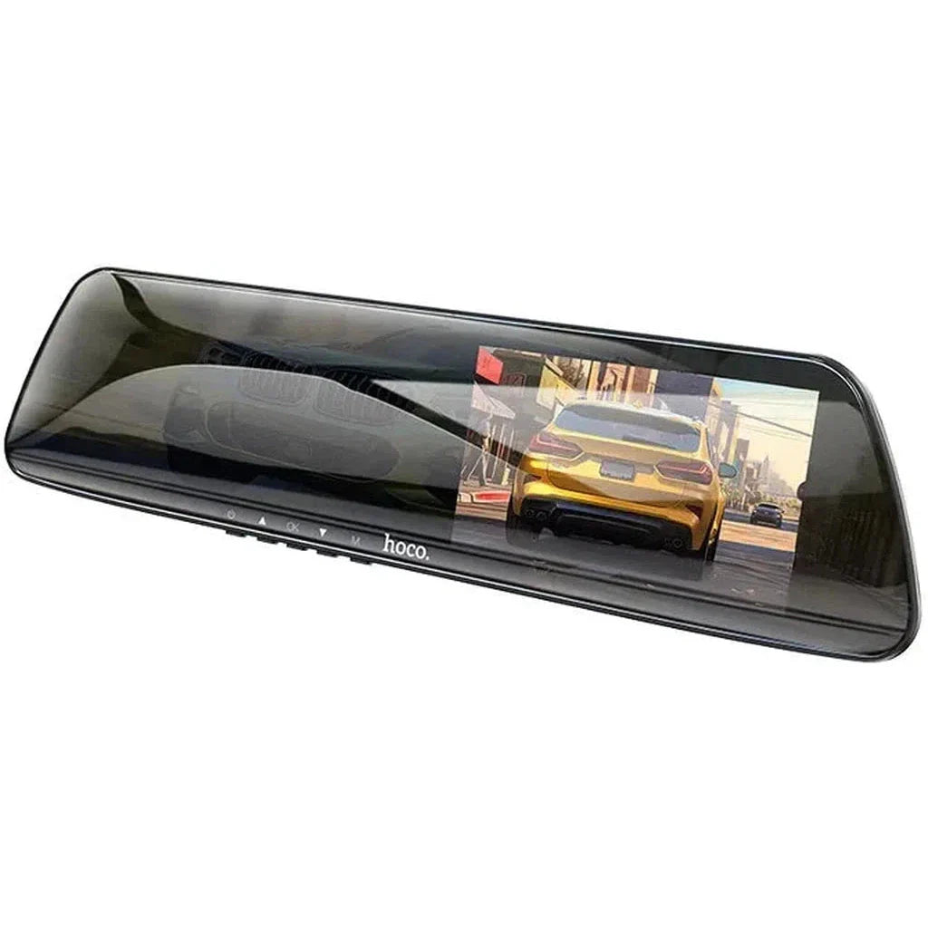 HOCO DV4 4.5-inch rearview mirror driving recorder(dual-channel)