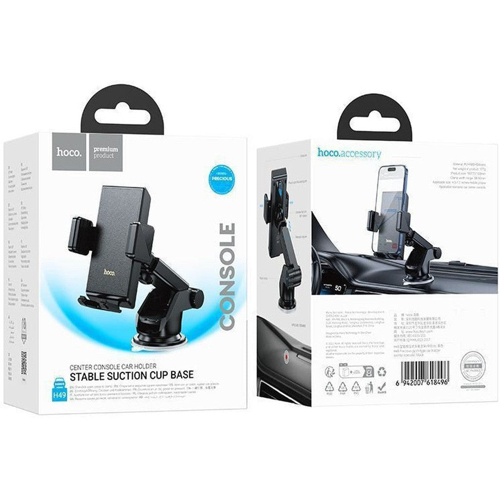 HOCO H49 Precious push-type car holder(center console)