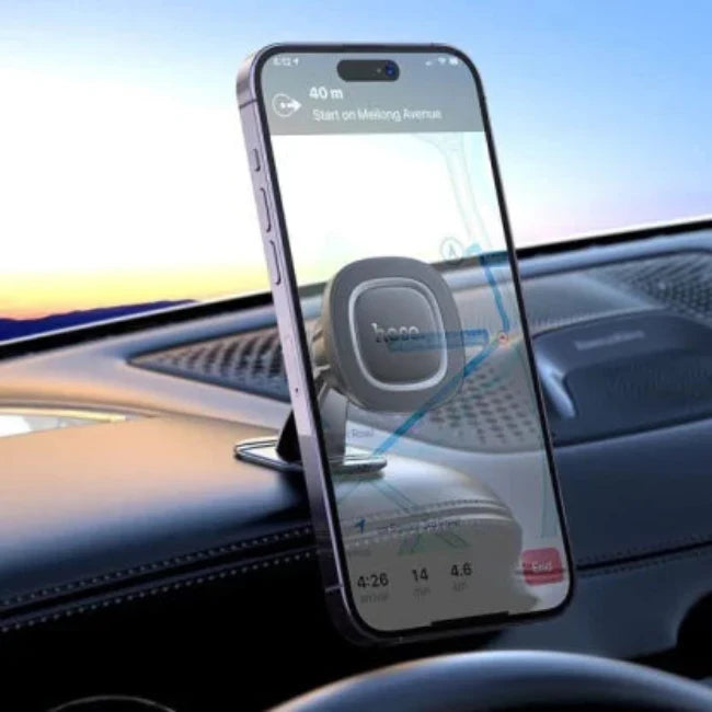 HOCO H73 Magnetic Car Holder – Center Console Mount for Smartphones