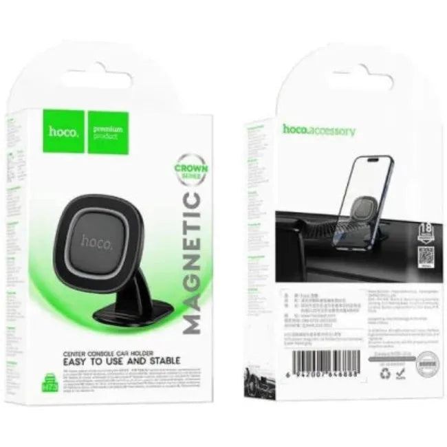 HOCO H73 Magnetic Car Holder – Center Console Mount for Smartphones