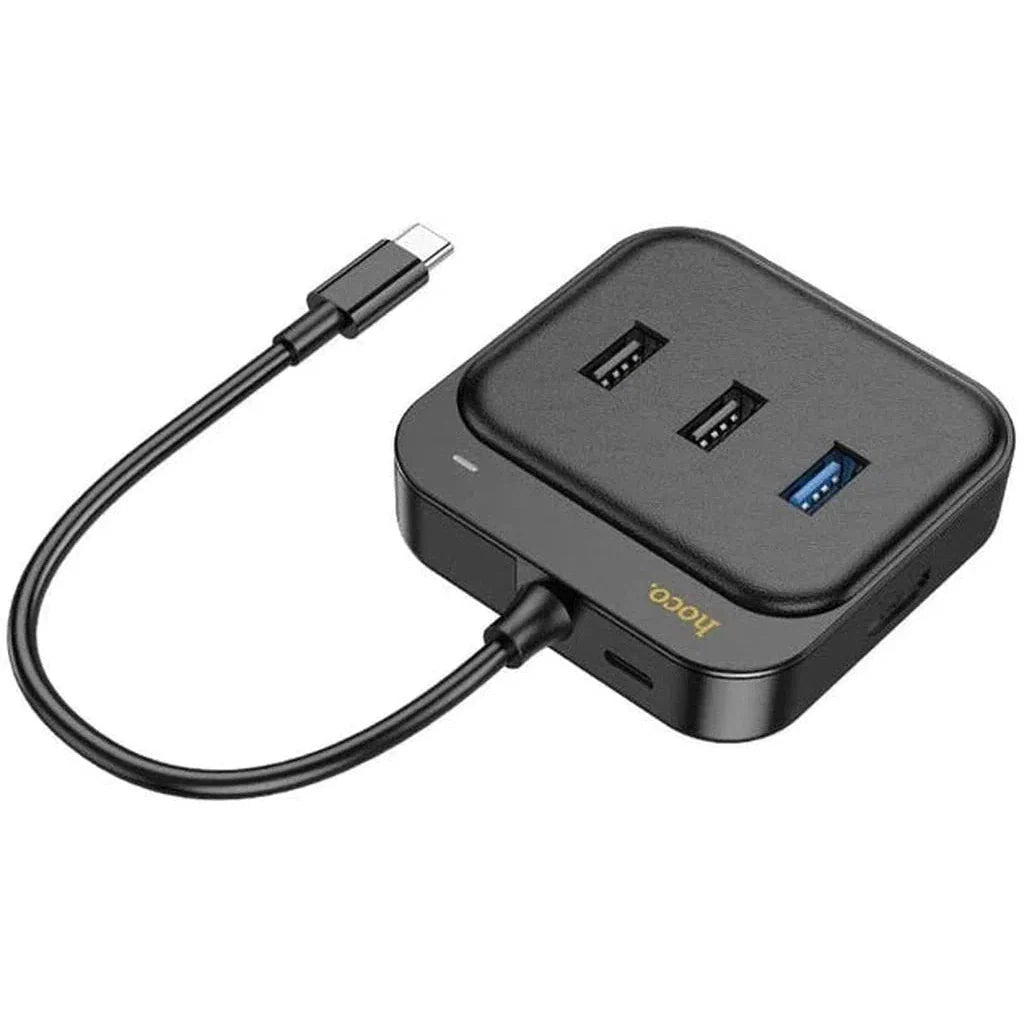 HOCO HB38 Easy link 7-in-1 Multiport Adapter(HDTV+SD/TF+USB3.0+USB2.0*2+PD100W)