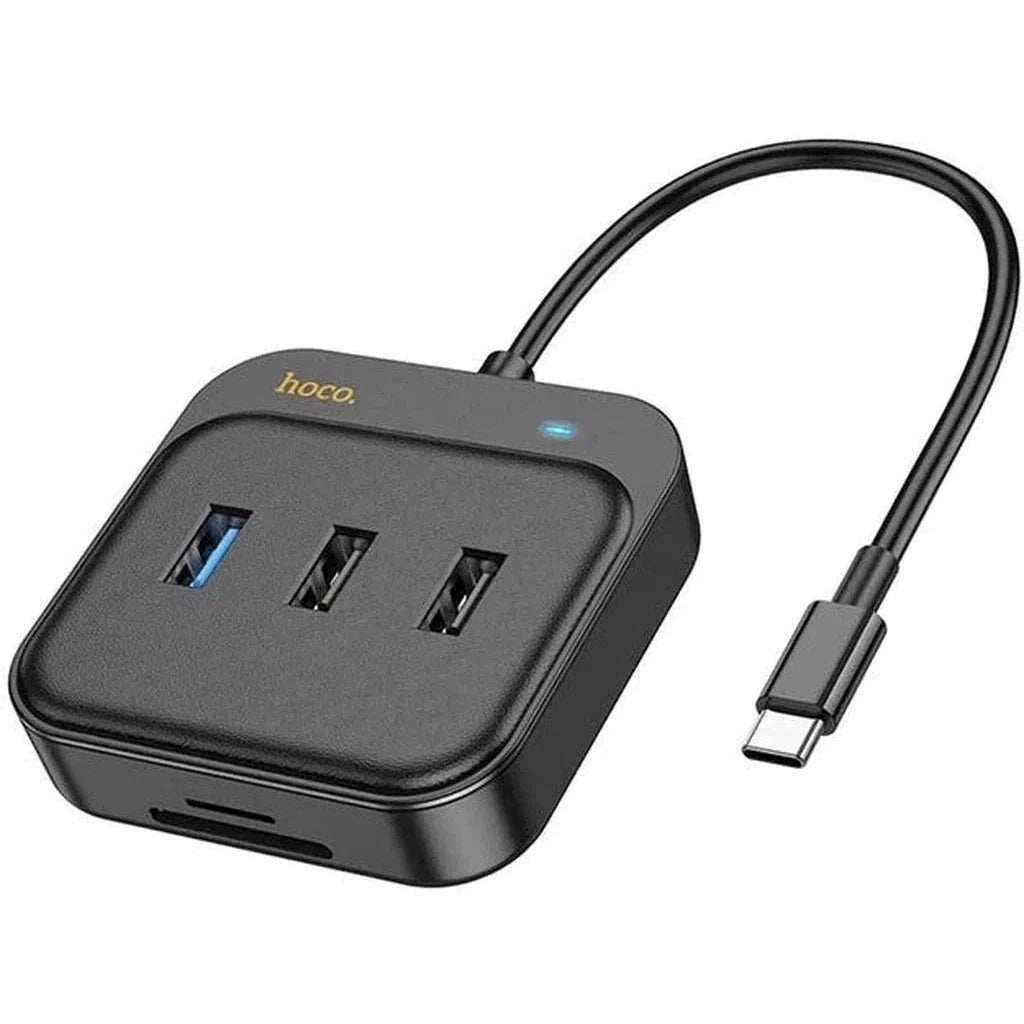 HOCO HB38 Easy link 7-in-1 Multiport Adapter(HDTV+SD/TF+USB3.0+USB2.0*2+PD100W)