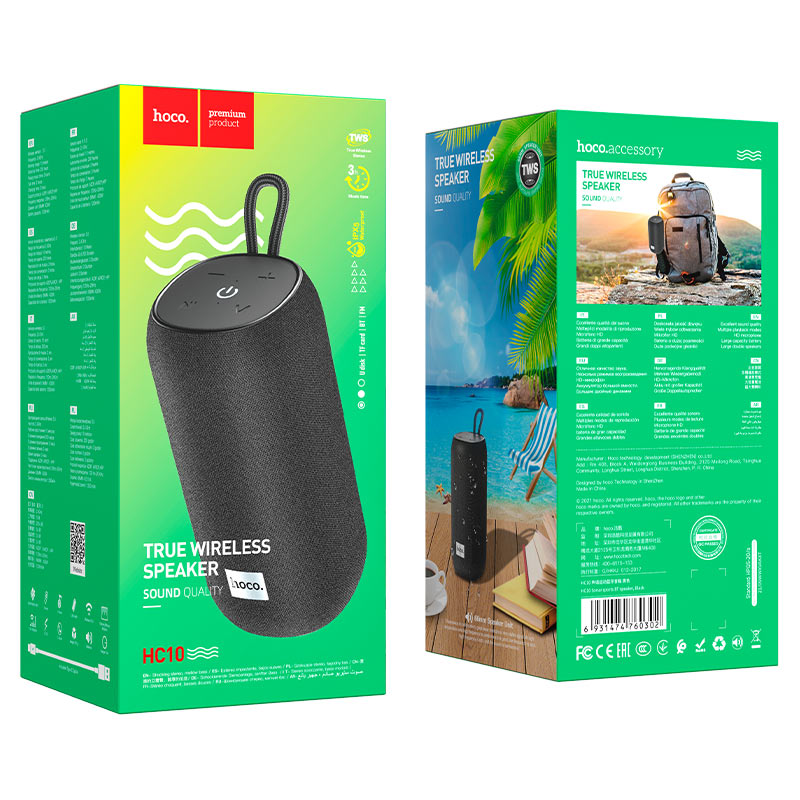 HOCO HC10 Sonar sports BT speaker - Black