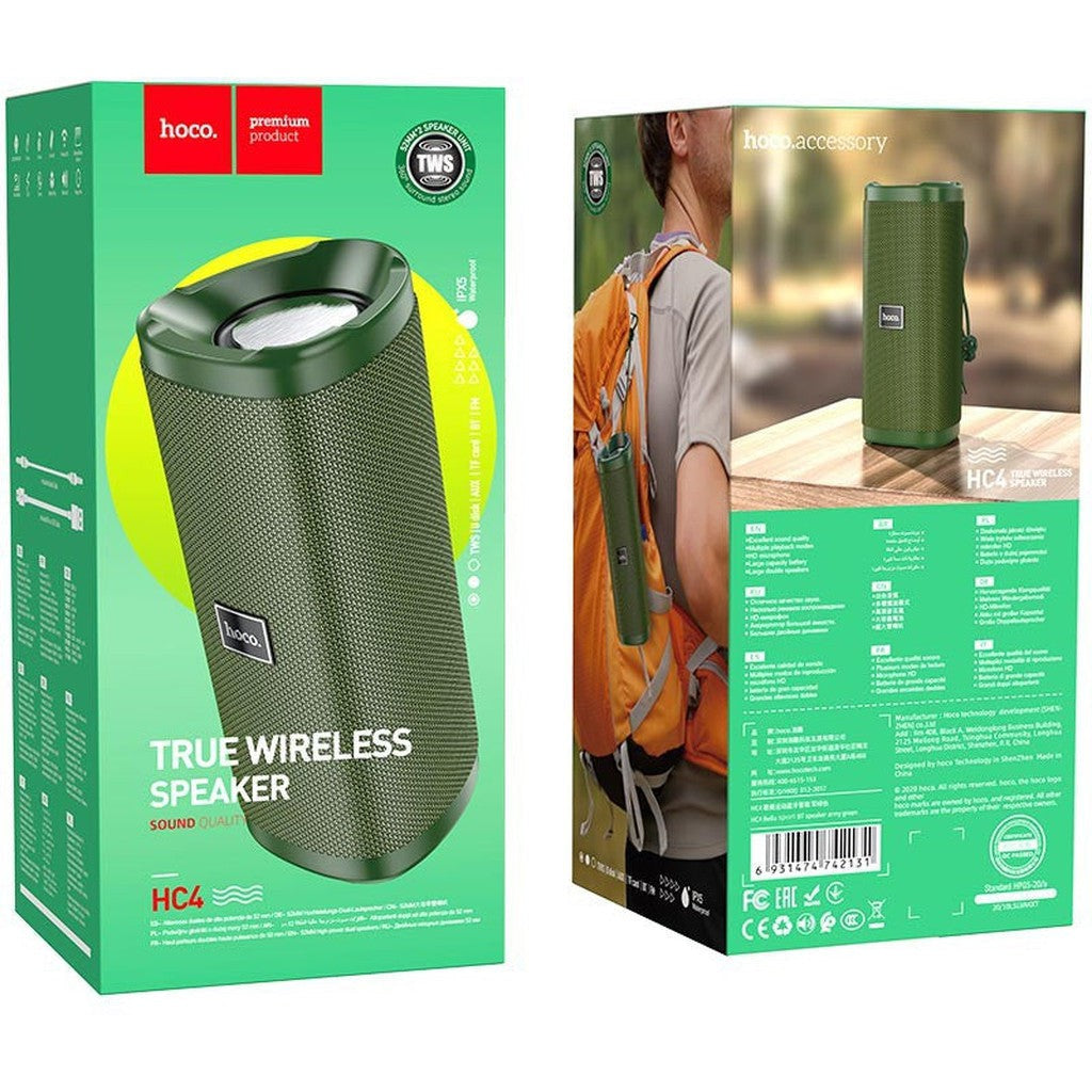 HOCO HC4 Bella sports BT speaker - Army Green