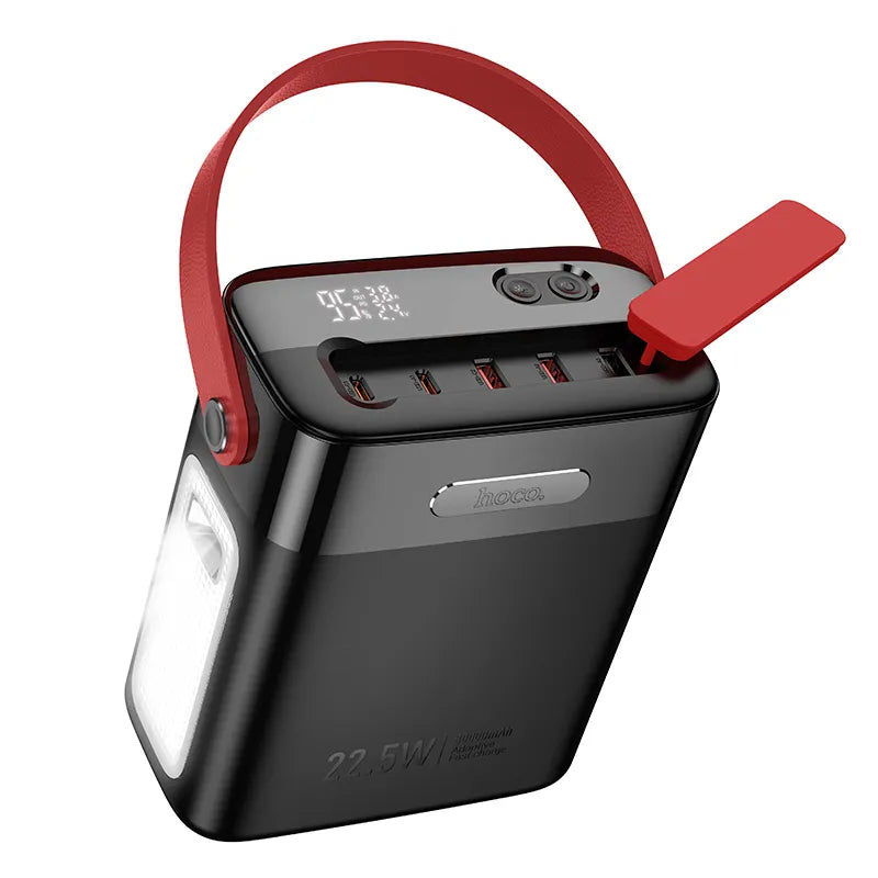HOCO J143 80000mAh Power Station – 22.5W Fast Charging Power Bank with Desk Lamp & Display
