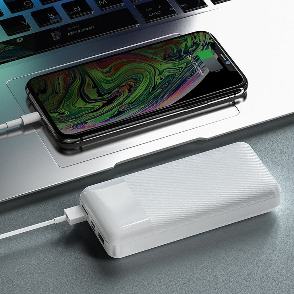 HOCO J72A Easy travel power bank(20000mAh) - White