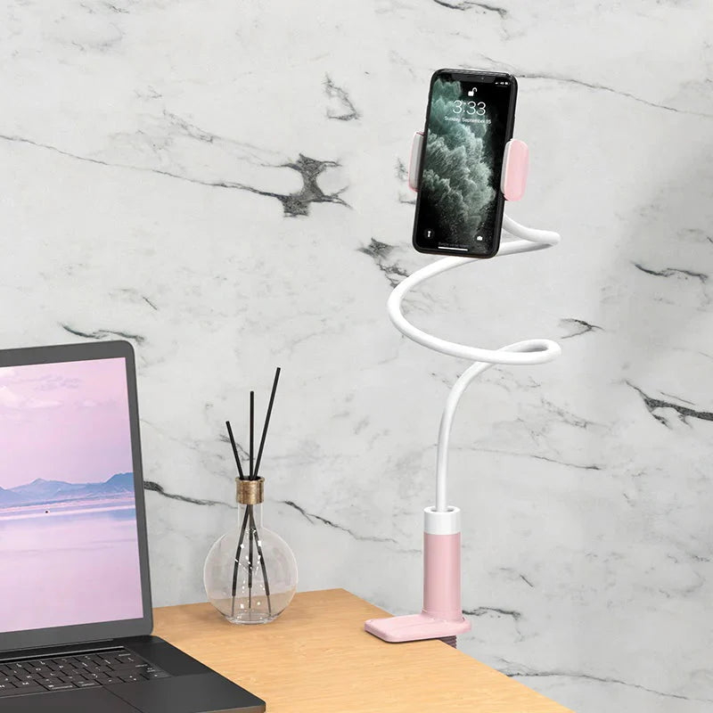 HOCO MOBILE PHONE HOLDER PH23 - WHITE & PINK