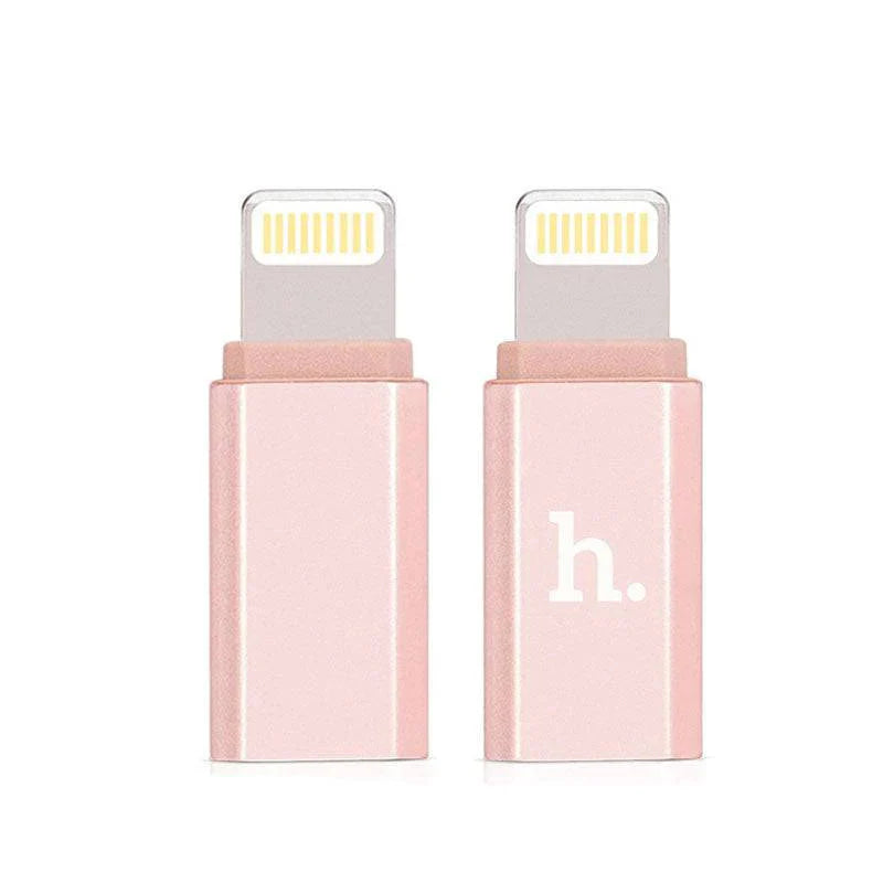 HOCO Micro USB to Lightning Adapter - Rose Gold