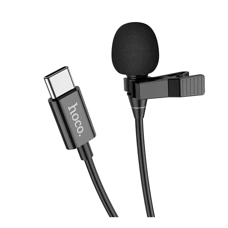 HOCO Microphone L14 lavalier - USB-C / 2 Meters / Black