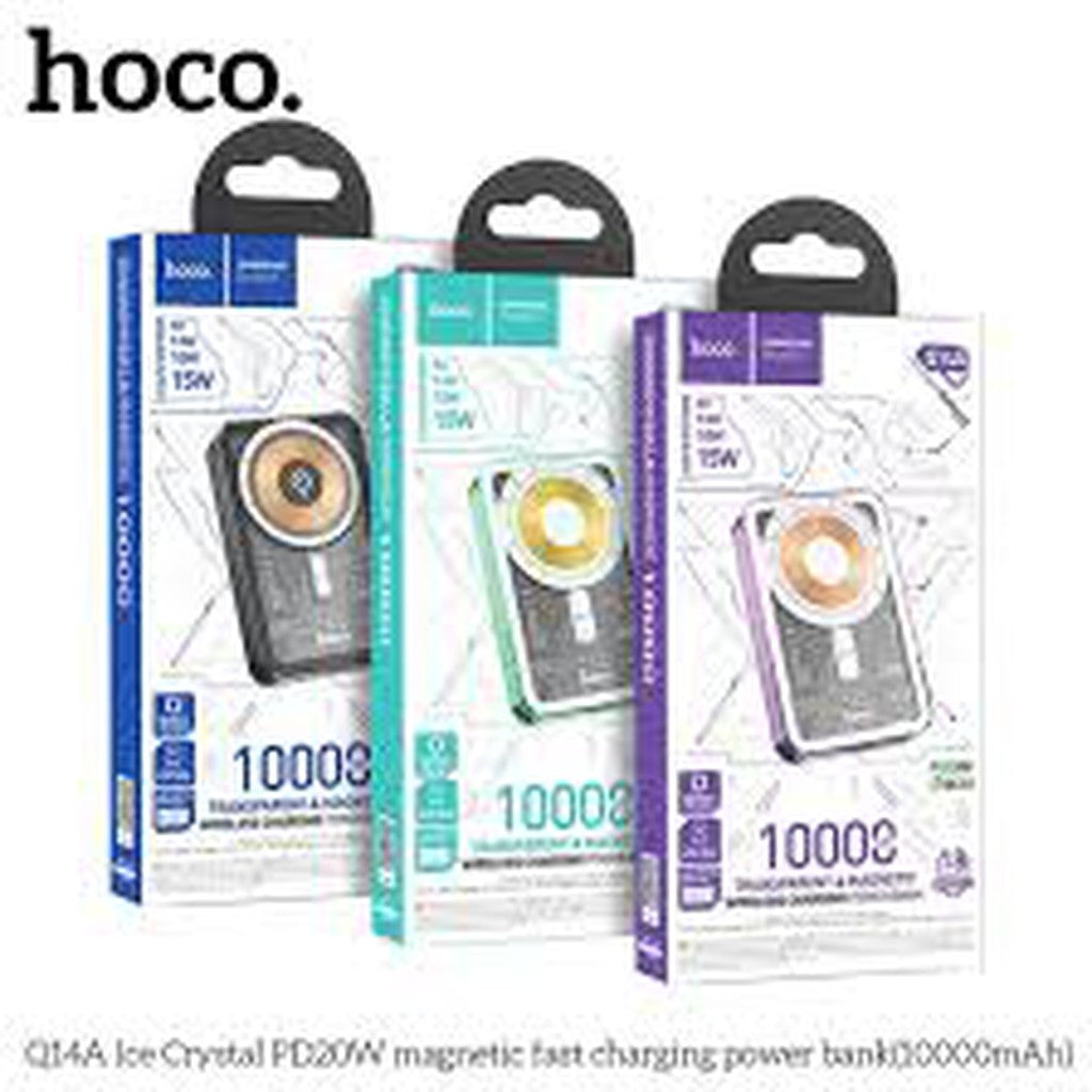 HOCO Q14A Ice Crystal PD20W magnetic fast charging power bank(10000mAh)