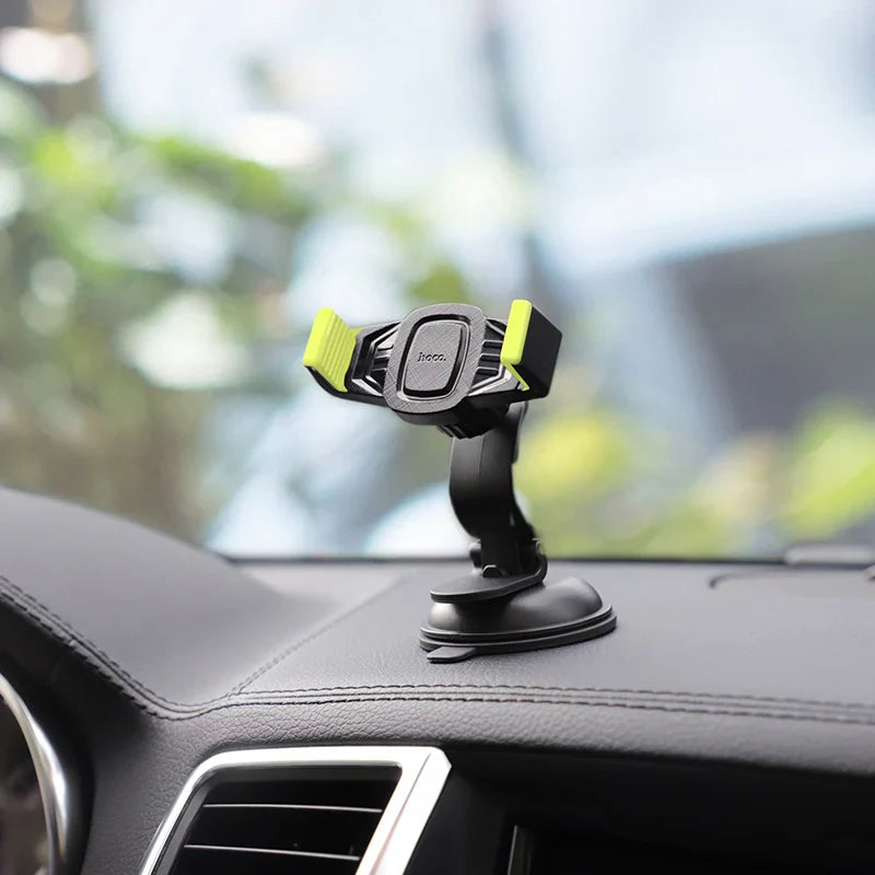 HOCO Refined Car Holder – Suction Cup Dashboard & Windshield Mount