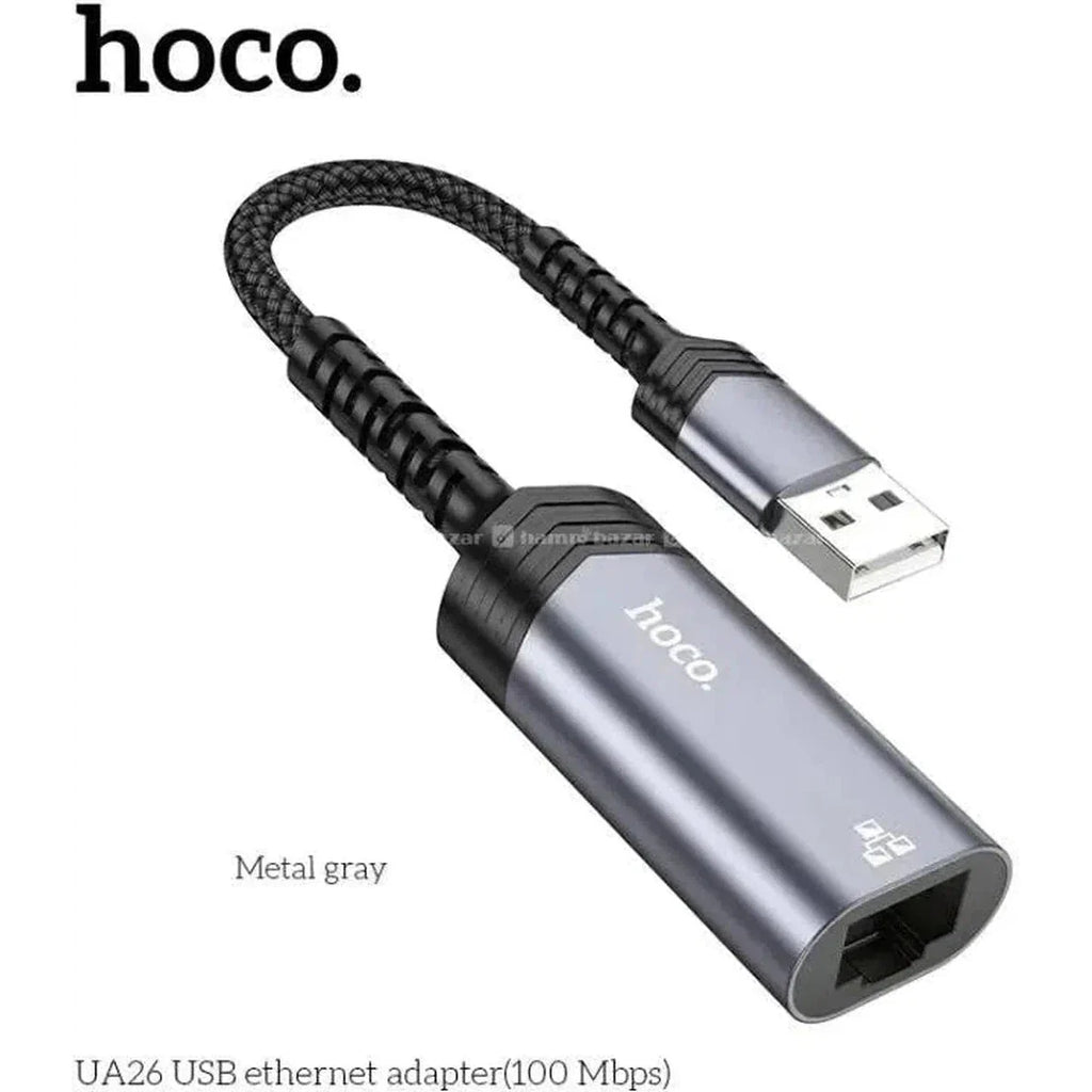 HOCO UA26 USB ethernet adapter(100 Mbps)