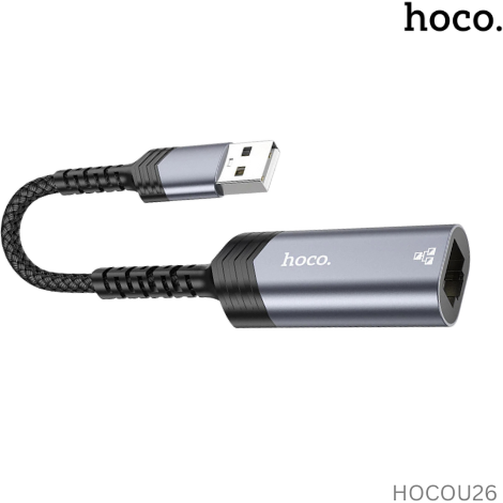HOCO UA26 USB ethernet adapter(1000 Mbps)